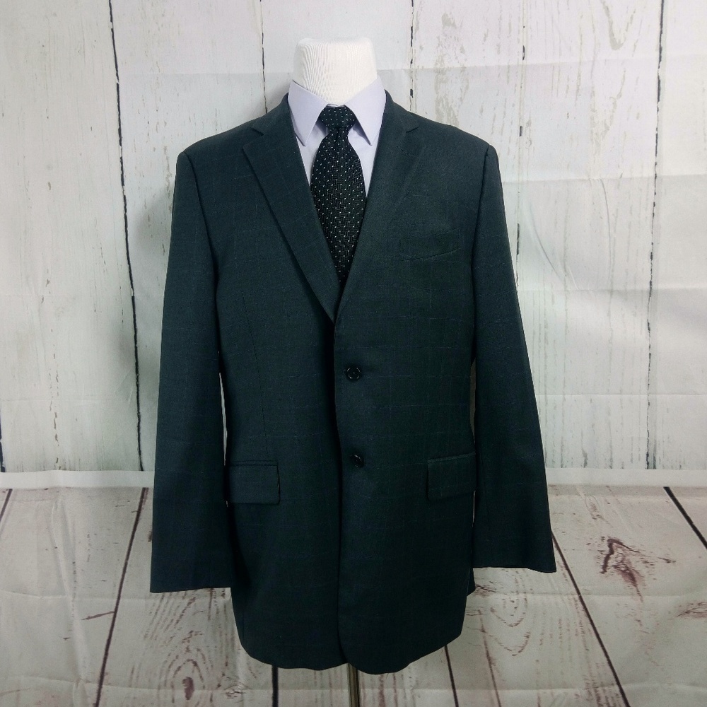John Nordstrom 44L Gray Suit Blazer Sports Coa